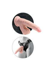 KING COCK - PLUS 3D DILDO SFERE OSCILLANTI 12.7 CM