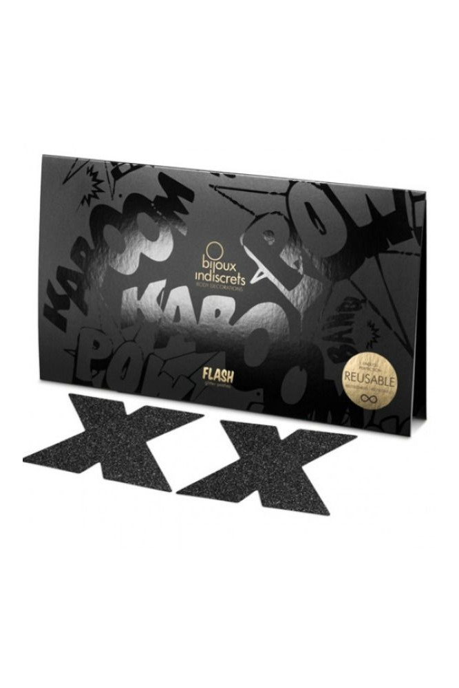 BIJOUX - INDISCRETS FLASH CROSS CAPPUCCI NERI