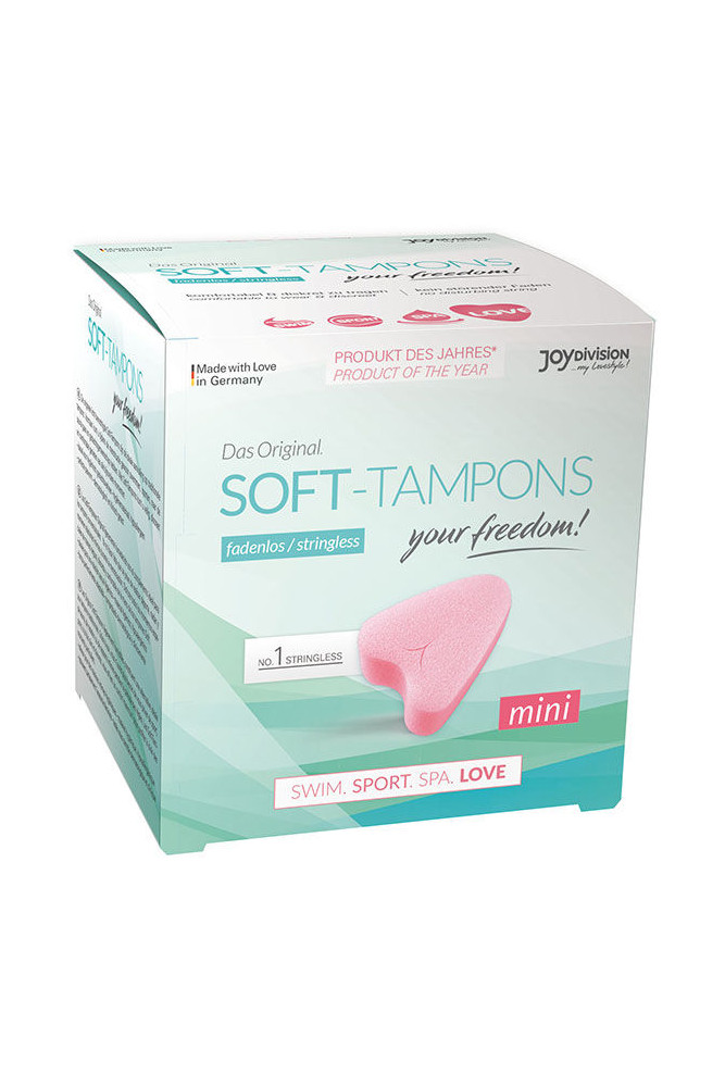 JOYDIVISION SOFT-TAMPONS - TAMPONI MORBIDI ORIGINALI MINI 3 UDS