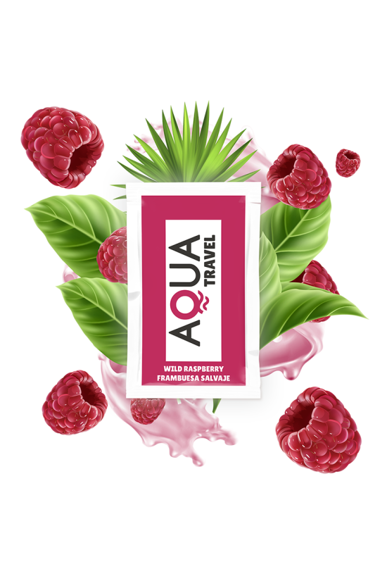 AQUA TRAVEL - LUBRIFICANTE A BASE ACQUA AL GUSTO LAMPONE SELVATICO 6 ML
