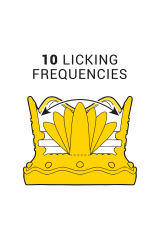 INTENSE - STIMOLATORE CLITORIDEO 10 MODALITÀ DI ASPIRAZIONE E LECCATURA - BLU