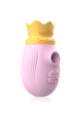 INTENSE - STIMOLATORE CLITORIDEO 10 MODALITÀ DI ASPIRAZIONE E LECCATURA - ROSA