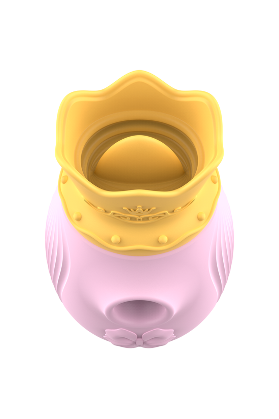 INTENSE - STIMOLATORE CLITORIDEO 10 MODALITÀ DI ASPIRAZIONE E LECCATURA - ROSA