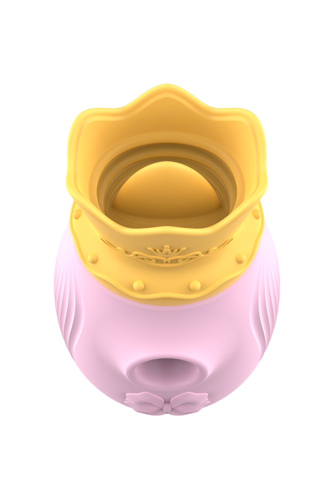 INTENSE - STIMOLATORE CLITORIDEO 10 MODALITÀ DI ASPIRAZIONE E LECCATURA - ROSA