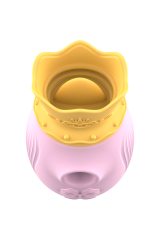 INTENSE - STIMOLATORE CLITORIDEO 10 MODALITÀ DI ASPIRAZIONE E LECCATURA - ROSA