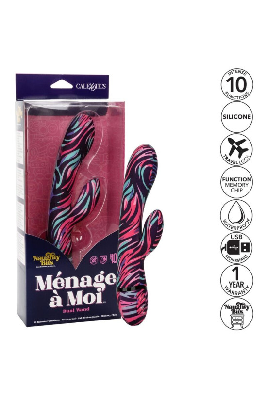 CALEXOTICS - MENAGE UN VIBRATORE MOI DUAL WAND