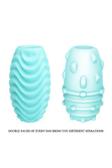 PRETTY LOVE - UOVO MASTURBATORE A DOPPIA FACCIA TURCHESE