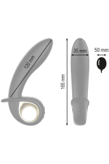 IBIZA - TELECOMANDO POTENTE VIBRATORE ANALE/VAGINALE GONFIABILE