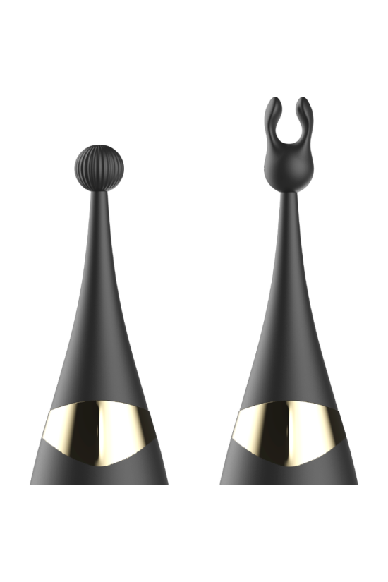 IBIZA - STIMOLATORE CLITORALE INTERCAMBIABILE E VIBRATORE PULSATO DEL PUNTO G