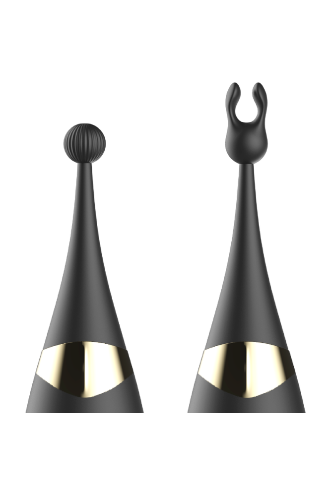 IBIZA - STIMOLATORE CLITORALE INTERCAMBIABILE E VIBRATORE PULSATO DEL PUNTO G