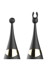 IBIZA - STIMOLATORE CLITORALE INTERCAMBIABILE E VIBRATORE PULSATO DEL PUNTO G