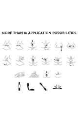 SATISFYER - MULTI VIBRATORE ELASTIC JOY ROSSO