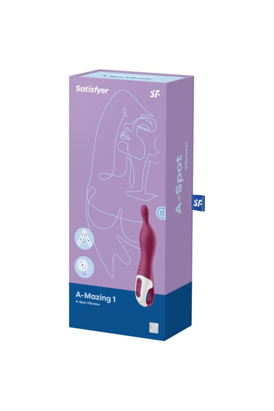 SATISFYER - VIBRATORE AMAZING 1 ASPOT BERRY