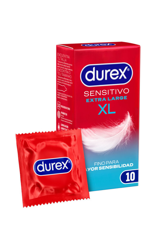 DUREX - PRESERVATIVI SENSITIVE XL EXTRA LUNGO 10 UNITÀ