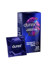 DUREX - CONNESSIONE PERFETTA SILICONE EXTRA LUBRIFICAZIONE 10 UNITÀ