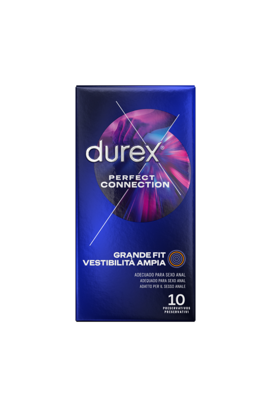DUREX - CONNESSIONE PERFETTA SILICONE EXTRA LUBRIFICAZIONE 10 UNITÀ