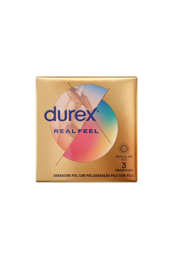 DUREX - PRESERVATIVI REAL FEEL 3 UNITÀ