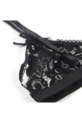 SUBBLIME - SET TRE PEZZI BRA+ REGGICALZE + PERIZOMA L/XL