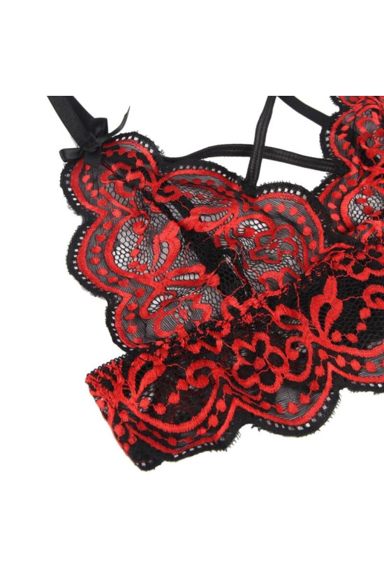 SUBBLIME - SET COMPLETO DUE PEZZI IN PIZZO E PANTALONE M/M