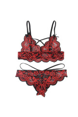 SUBBLIME - SET COMPLETO DUE PEZZI IN PIZZO E PANTALONE M/M