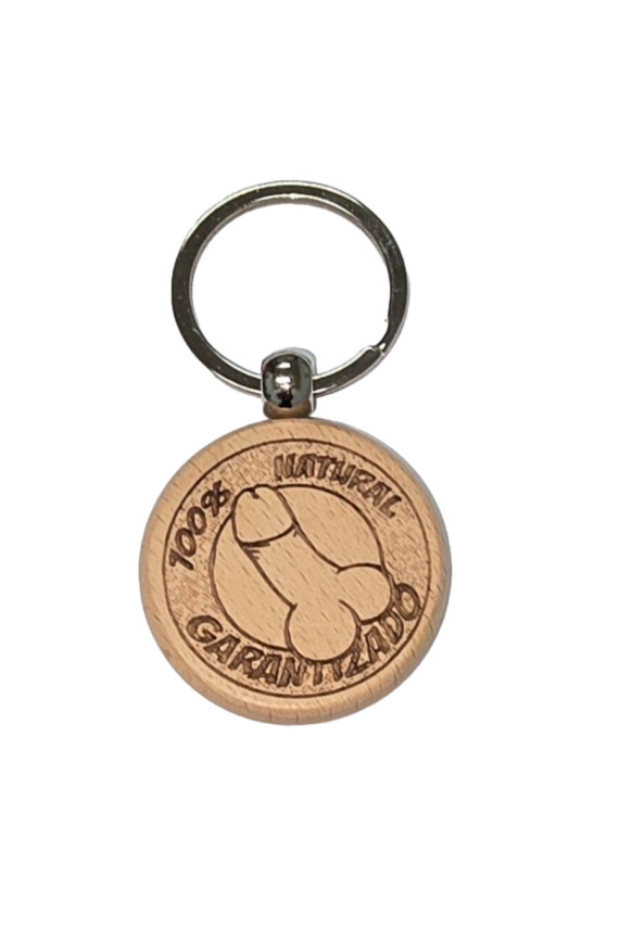 DIABLO PICANTE - PORTACHIAVI IN LEGNO A FORMA DI PENE