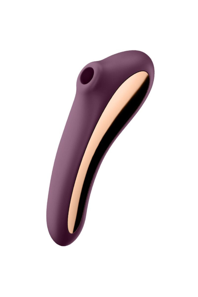 SATISFYER - VIBRATORE DUAL KISS AIR PULSE ROSSO VINO