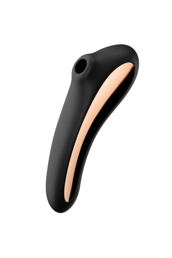SATISFYER - VIBRATORE DUAL KISS AIR PULSE NERO