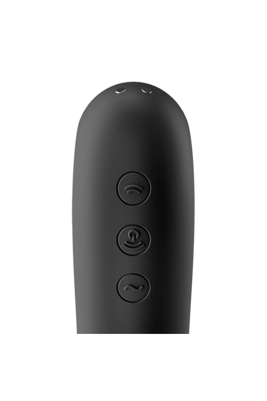 SATISFYER - VIBRATORE DUAL KISS AIR PULSE NERO