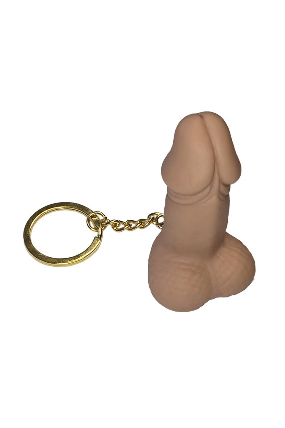 DIABLO PICANTE - PORTACHIAVI FISCHIO A FORMA DI PENE COLOR CARNE