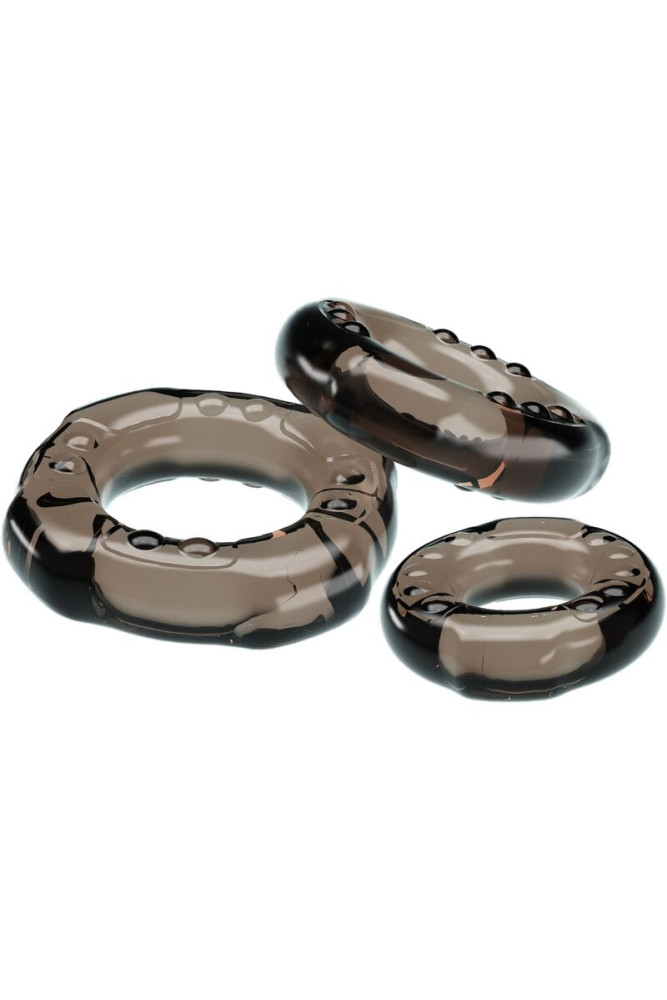 BAILE - ANELLI PER IL CAZZO YVONNE SET 3 ANELLI PER IL PENE