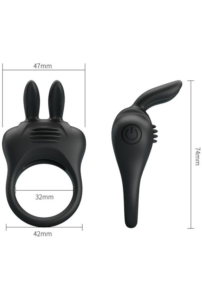 PRETTY LOVE - ANELLO VIBRATORE CONIGLIO DAVION