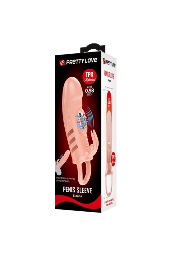 PRETTY LOVE - GUAINA PER PENE CONIGLIO NATURALE SLOANE