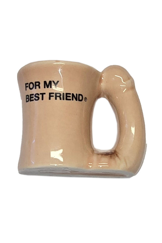 DIABLO PICANTE  TAZZA MAGNETICA IN CERAMICA CON MANICO A FORMA DI PENE PER IL MIO MIGLIORE AMICO