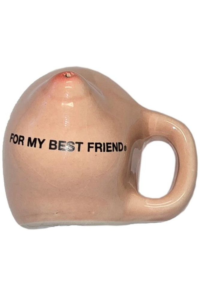 DIABLO PICANTE  MAGNETE PER IL SENO SU UNA TAZZA DI CERAMICA PER LA MIA MIGLIORE AMICA