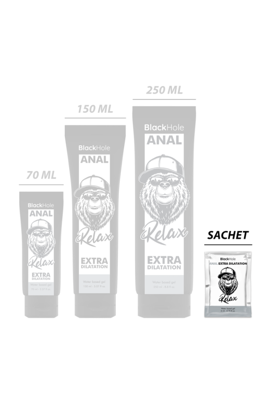 BLACK HOLE - GEL A BASE D'ACQUA EXTRA DILATAZIONE 6 ML MONODOSE