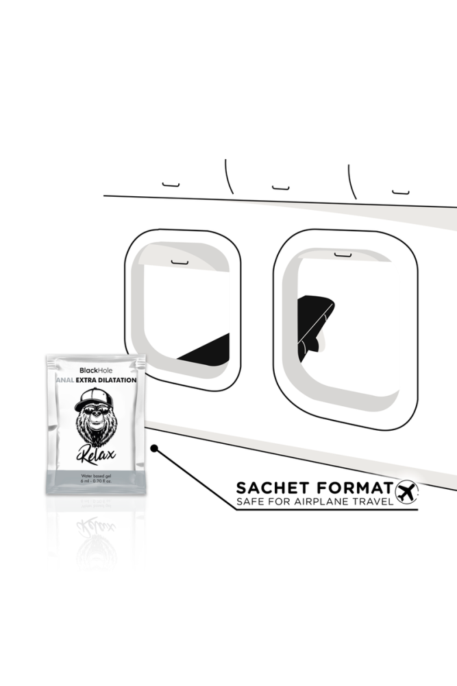 BLACK HOLE - GEL A BASE D'ACQUA EXTRA DILATAZIONE 6 ML MONODOSE