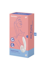 SATISFYER - STIMOLATOR E VIBRAZIONE SUPERNOVA BIANCO