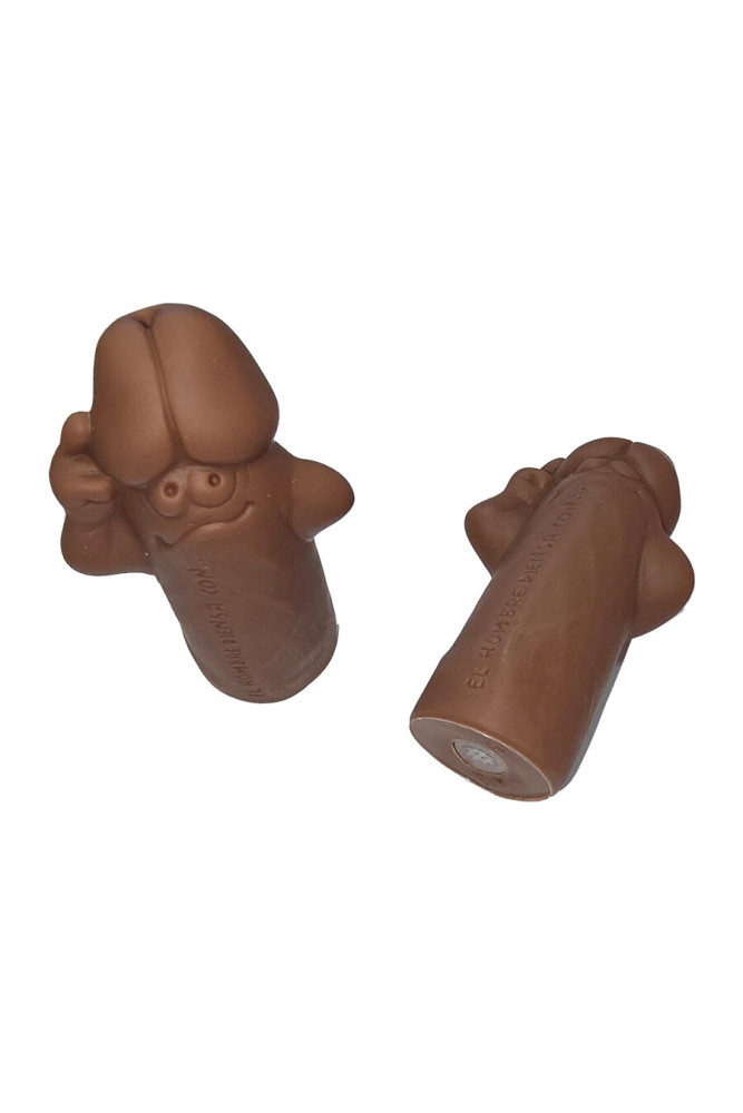 DIABLO PICANTE - FISCHIO A FORMA DI PENE COLOR MARRONE