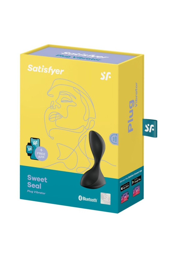 SATISFYER - APP TAPPO VIBRANTE SWEET SEAL NERO