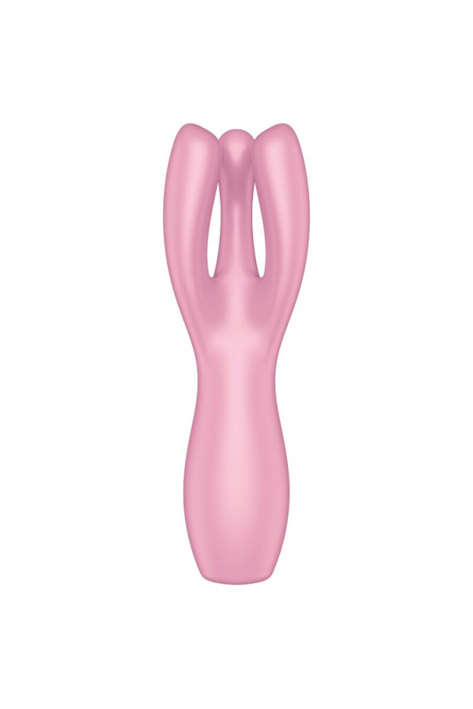 SATISFYER - VIBRATORE THREESOME 3 ROSA