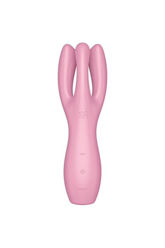SATISFYER - VIBRATORE THREESOME 3 ROSA