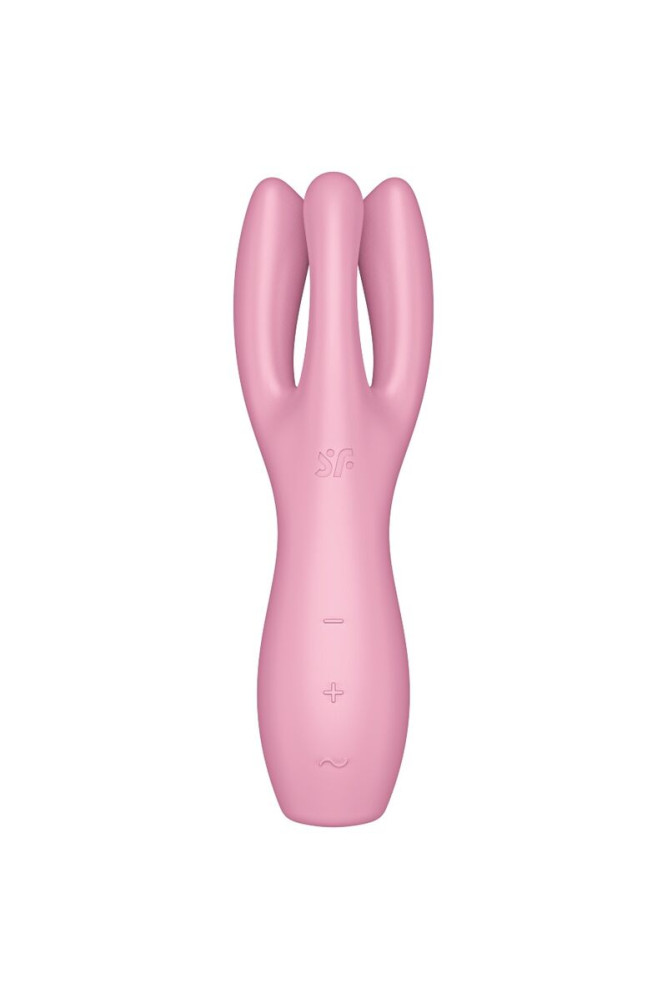 SATISFYER - VIBRATORE THREESOME 3 ROSA