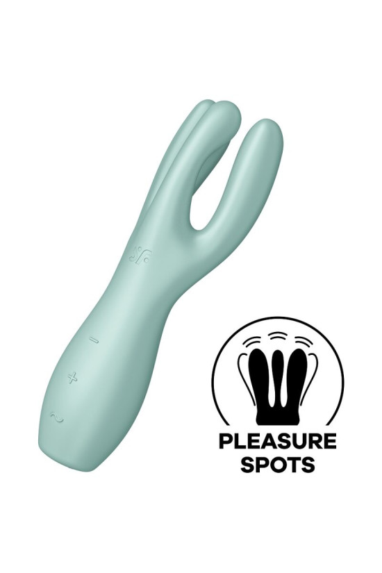 SATISFYER - VIBRATORE THREESOME 3 MENTA