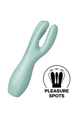 SATISFYER - VIBRATORE THREESOME 3 MENTA