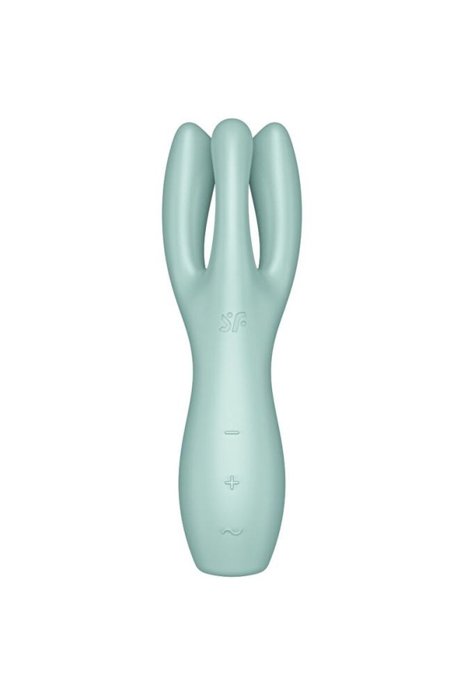 SATISFYER - VIBRATORE THREESOME 3 MENTA