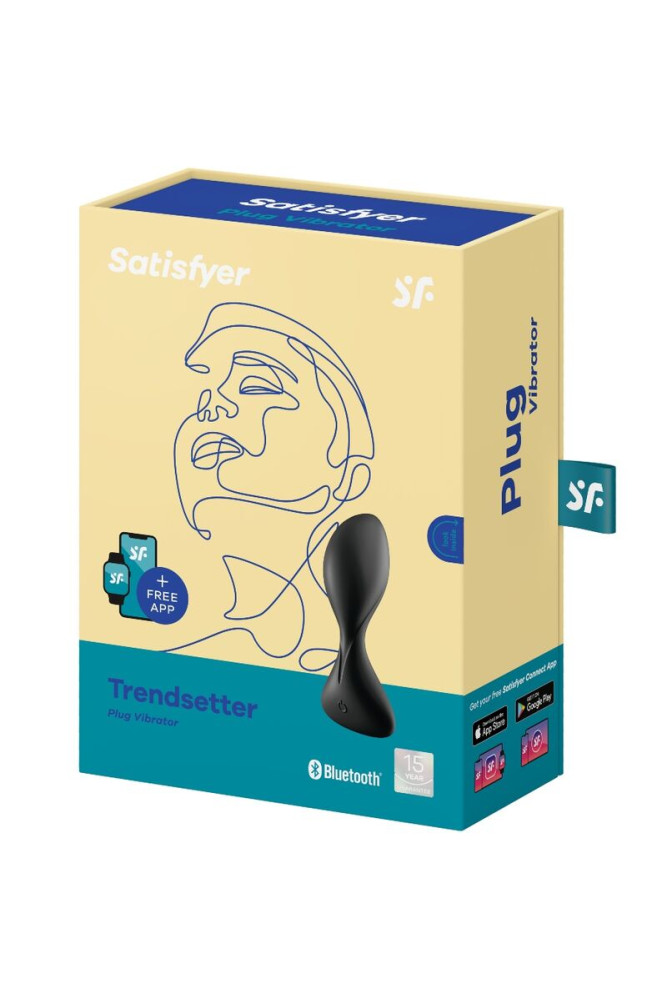SATISFYER - APP TRENDSETTER SPINA VIBRANTE NERA