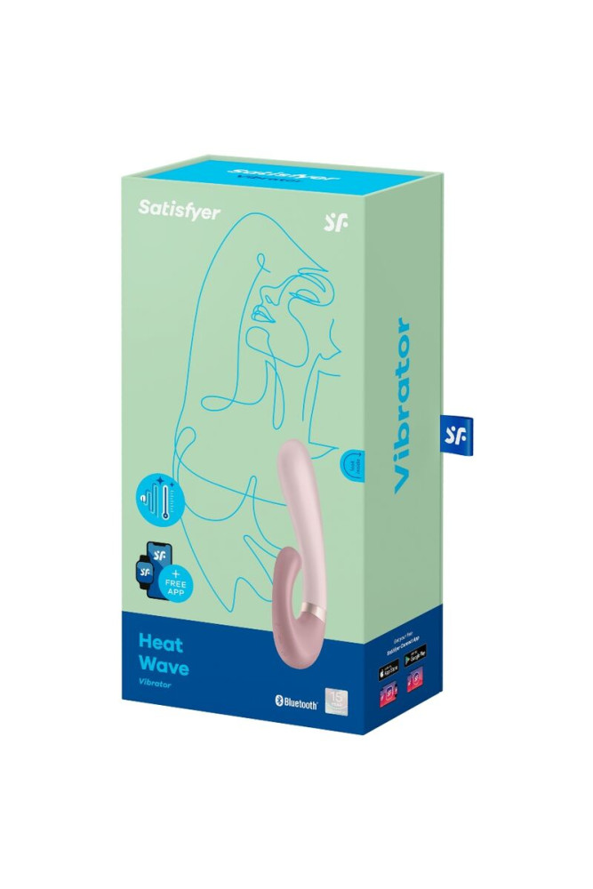 SATISFYER - APP VIBRATORE HEAT WAVE ROSA