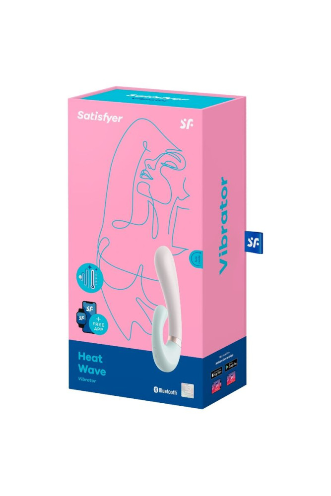 SATISFYER - APP VIBRATORE HEAT WAVE BIANCO