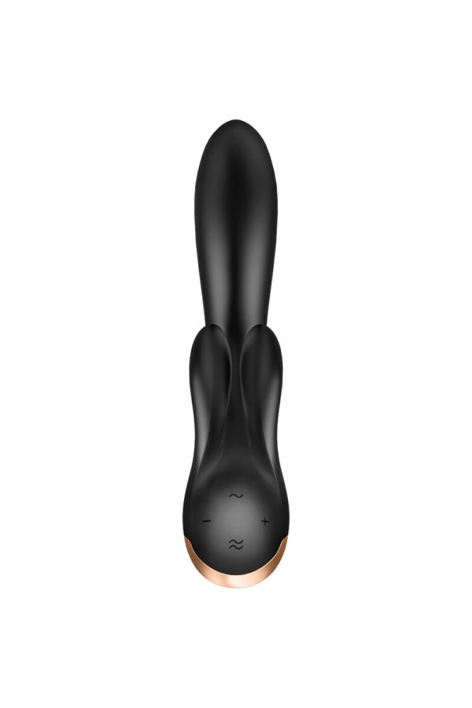 SATISFYER - APP VIBRATORE DOPPIO FLEX NERO
