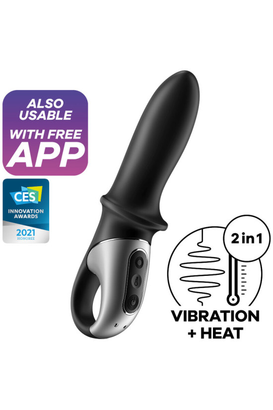 SATISFYER - APP VIBRATORE ANALE HOT PASSION NERO